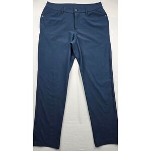 Lululemon ABC Warpstreme Men's Navy Pants Size 32x32 Stretch Casual Travel